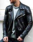 Ethan | Stylish Leather Biker Jacket 0