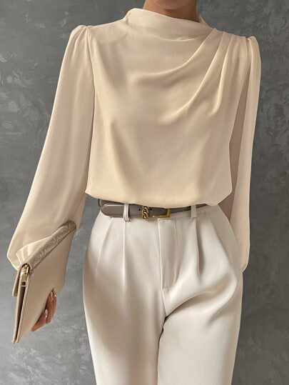 Isabella | Elegant Blouse with Bishop Sleeves 11