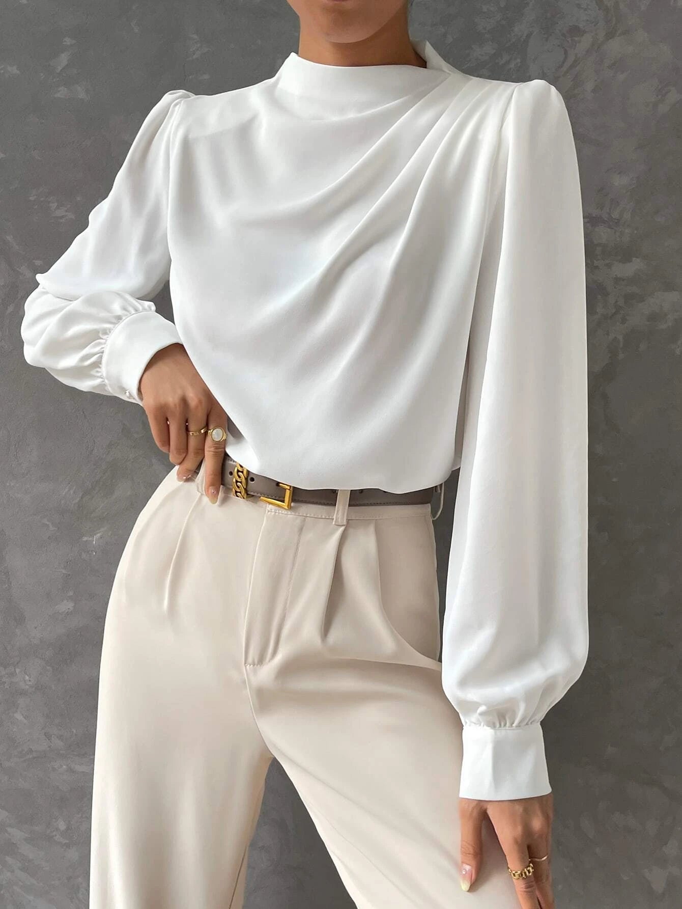 Isabella | Elegant Blouse with Bishop Sleeves 6