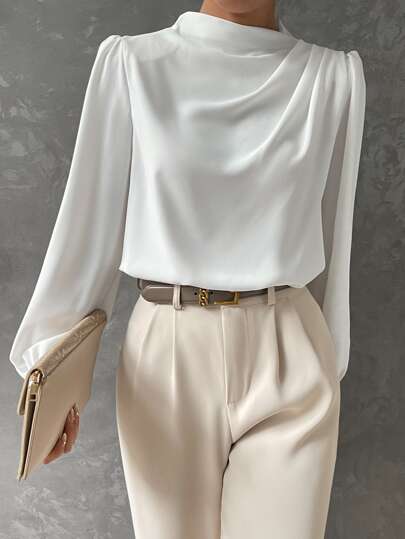 Isabella | Elegant Blouse with Bishop Sleeves 8