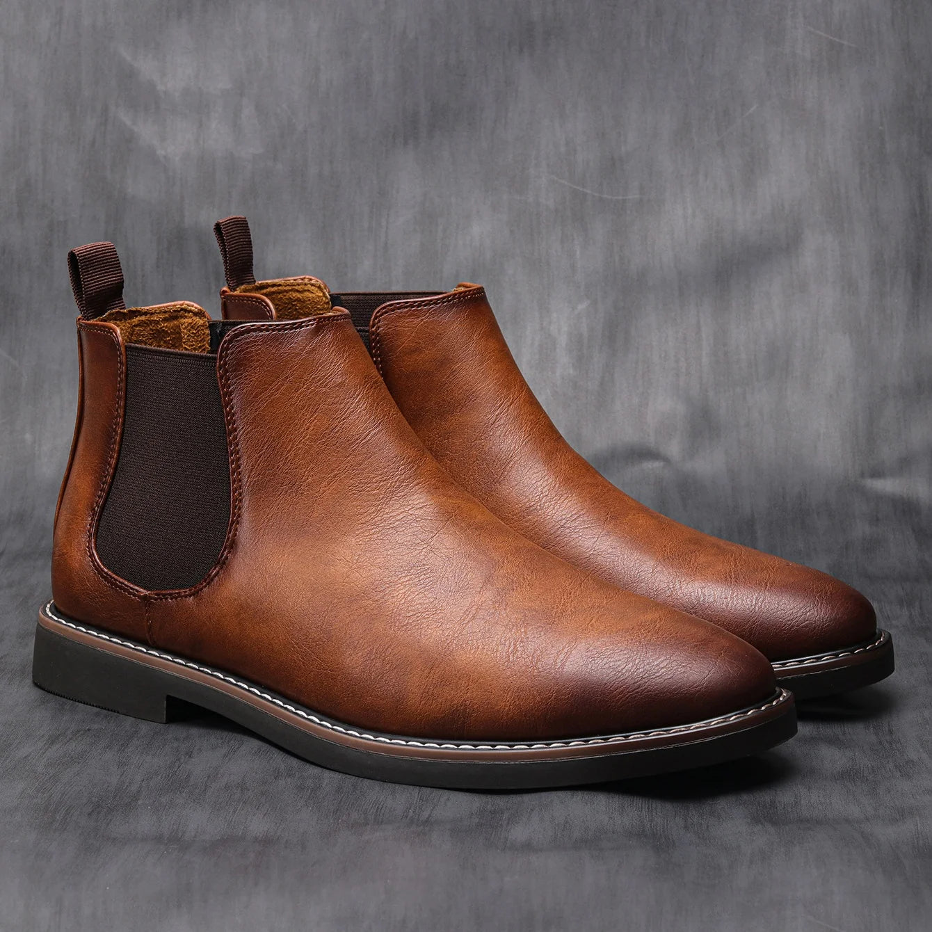 Lily | Classic Brown Chelsea Boots Women 6