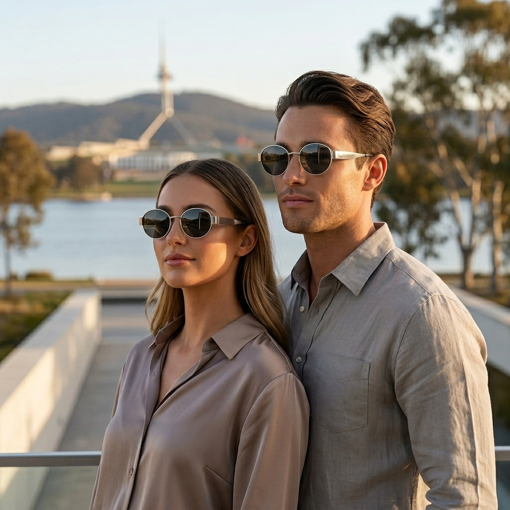 Skyler | Vintage Oval Sunglasses with Timeless Design