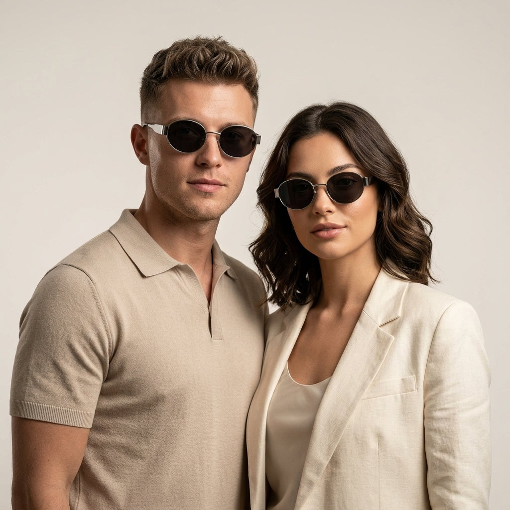 Skyler | Vintage Oval Sunglasses with Timeless Design