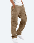 Oliver | Black Cargo Trousers for Men 2
