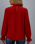 Olivia | Chic Tie Neck Blouse 1