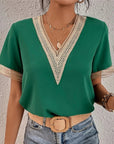 Olivia | Elegant Crochet Trim Blouse 2