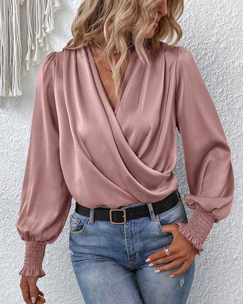 Olivia | Stylish Long Sleeve Blouse Tops 5