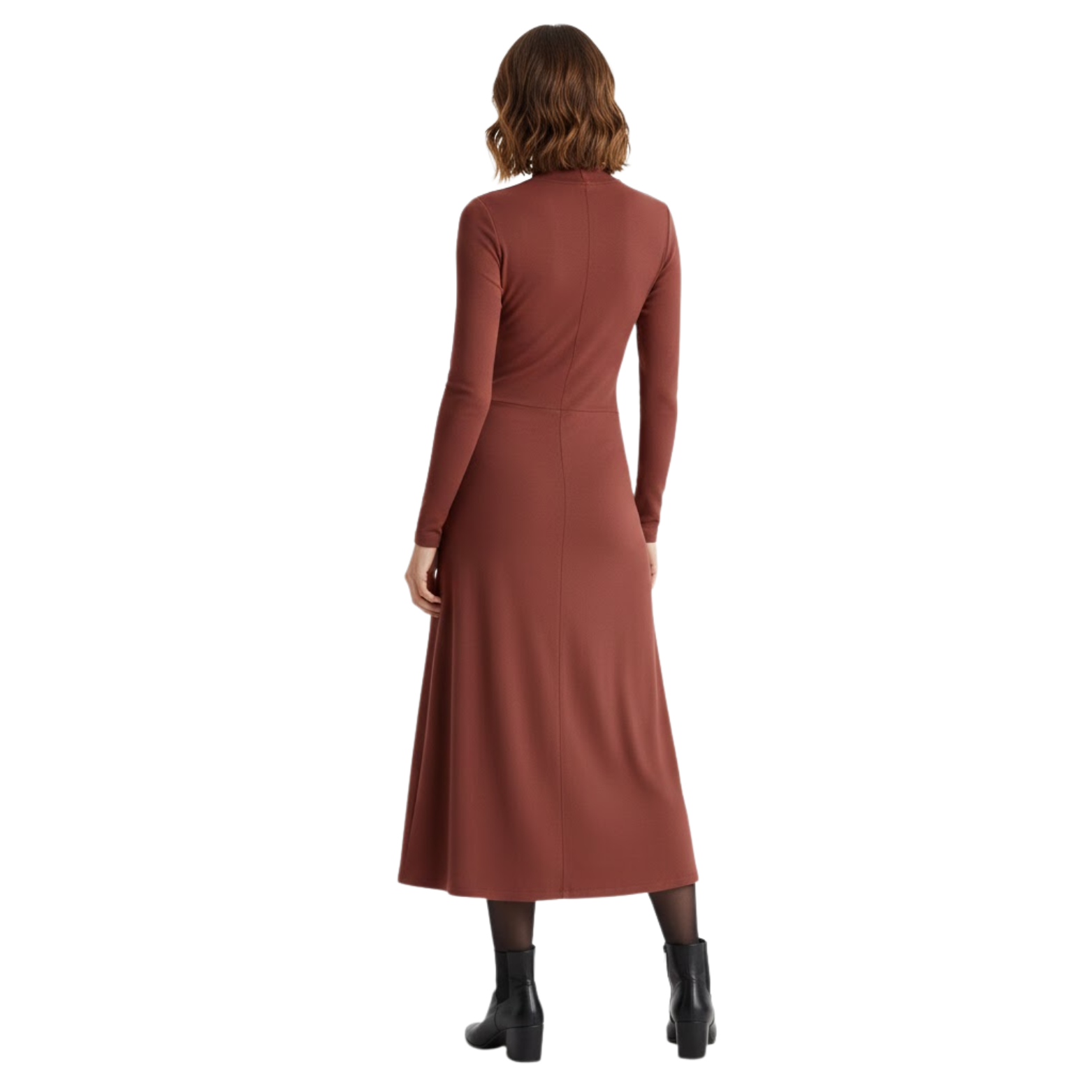 Olivia | Womens Dress with Elegant Turtleneck 2