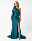 Sophia | Asymmetrical Evening Dress with High Slit 12