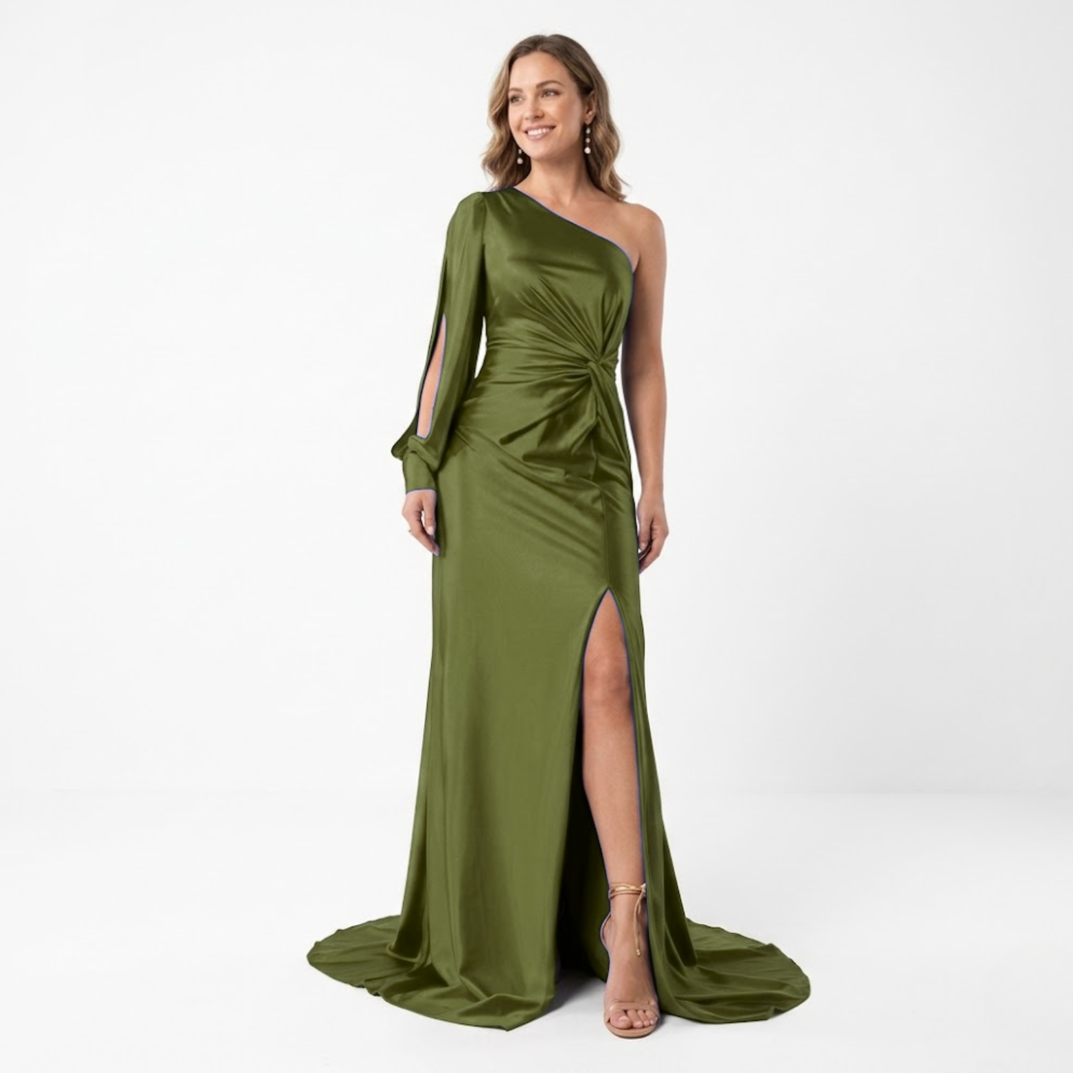 Sophia | Asymmetrical Evening Dress with High Slit 3