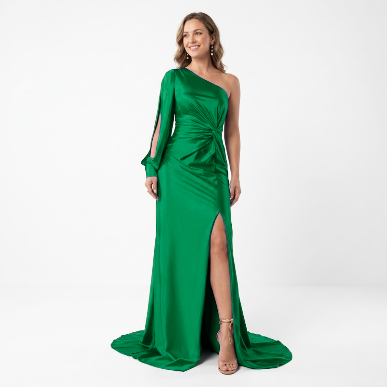 Sophia | Asymmetrical Evening Dress with High Slit 5