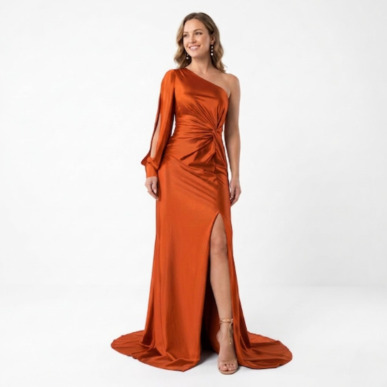 Sophia | Asymmetrical Evening Dress with High Slit 6