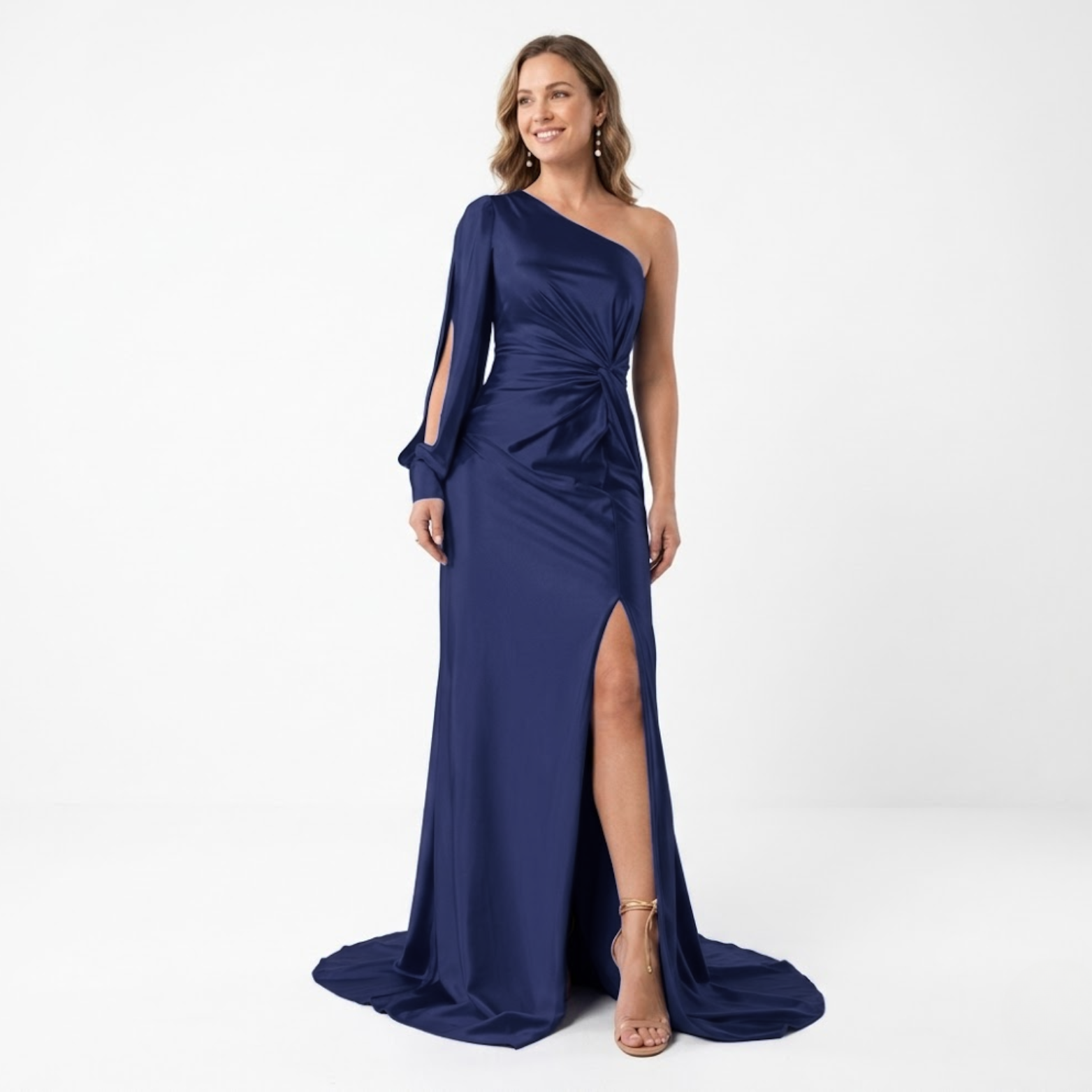Sophia | Asymmetrical Evening Dress with High Slit 7