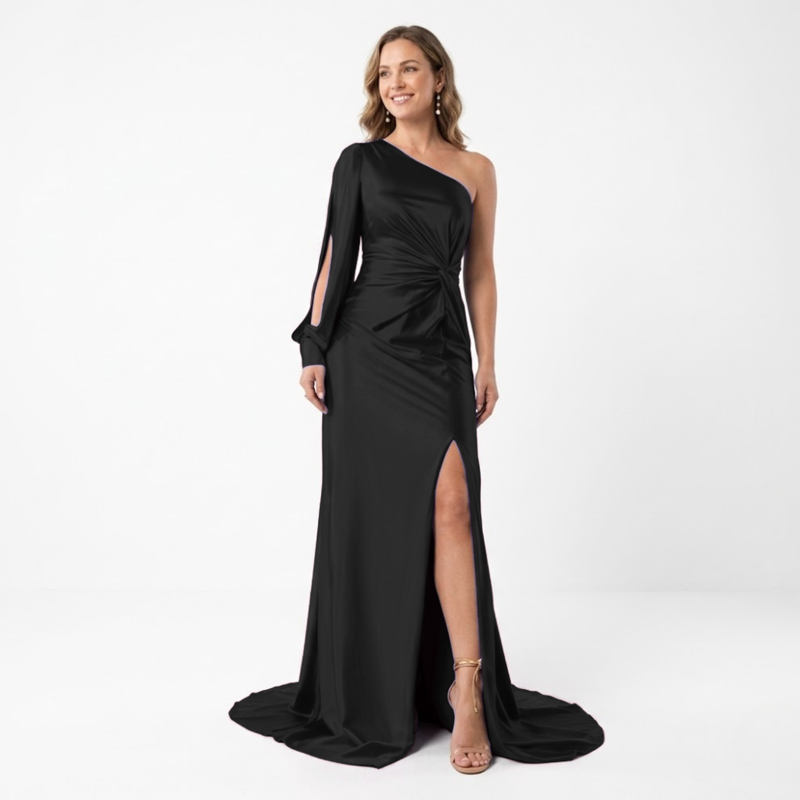 Sophia | Asymmetrical Evening Dress with High Slit 9