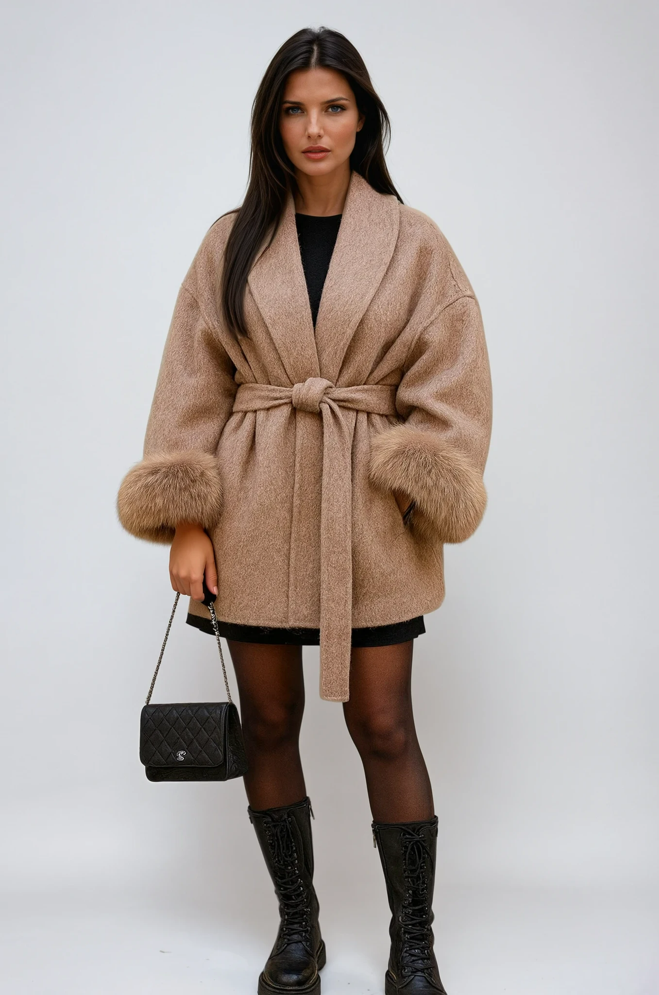 Sophia | Chic Faux Fur Coat Women 0