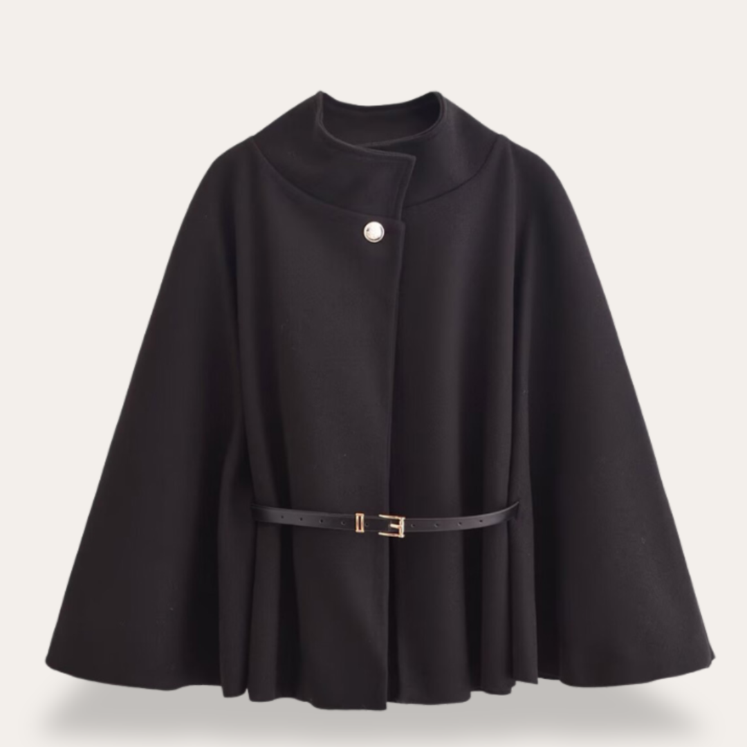 Sophia | Elegant Coat with Cape Women 1