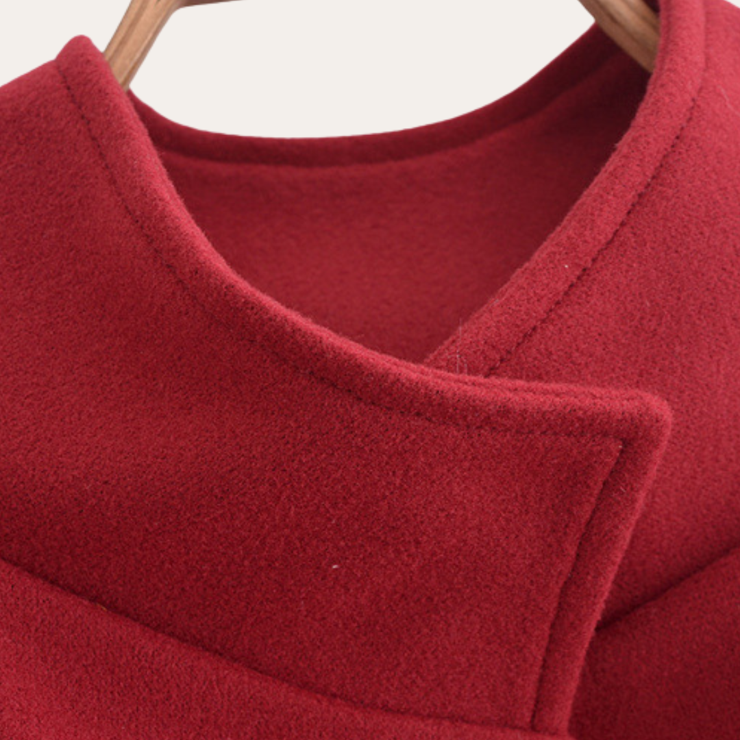 Sophia | Elegant Coat with Cape Women 4