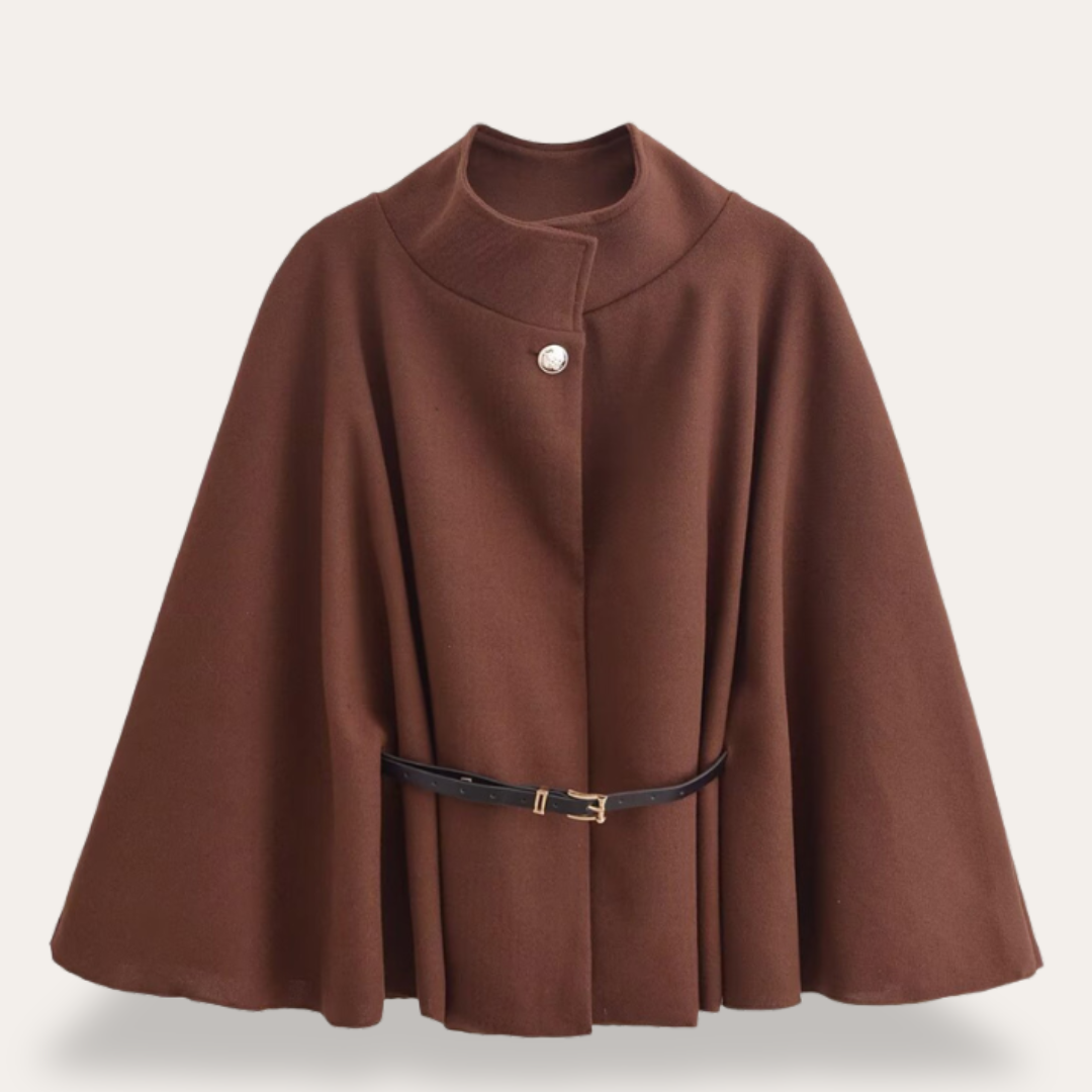 Sophia | Elegant Coat with Cape Women 8