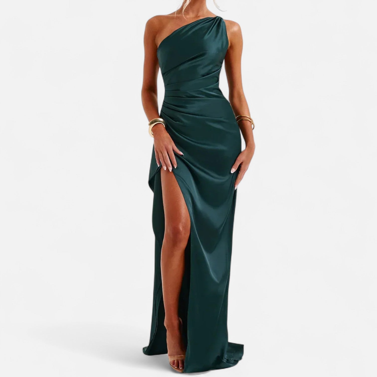 Sophia | Elegant Long Dress with Sculptural Flair 7
