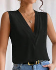 Sophia | Elegant Pleated V-Neck Blouse 4