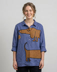 Valencia | Long Sleeve Women’s Blouse with Artistic Design
