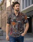 Jasper | Artistic Pattern Men’s Shirt for Statement Looks