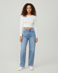 Emma | High-Waist Straight-Leg Jeans