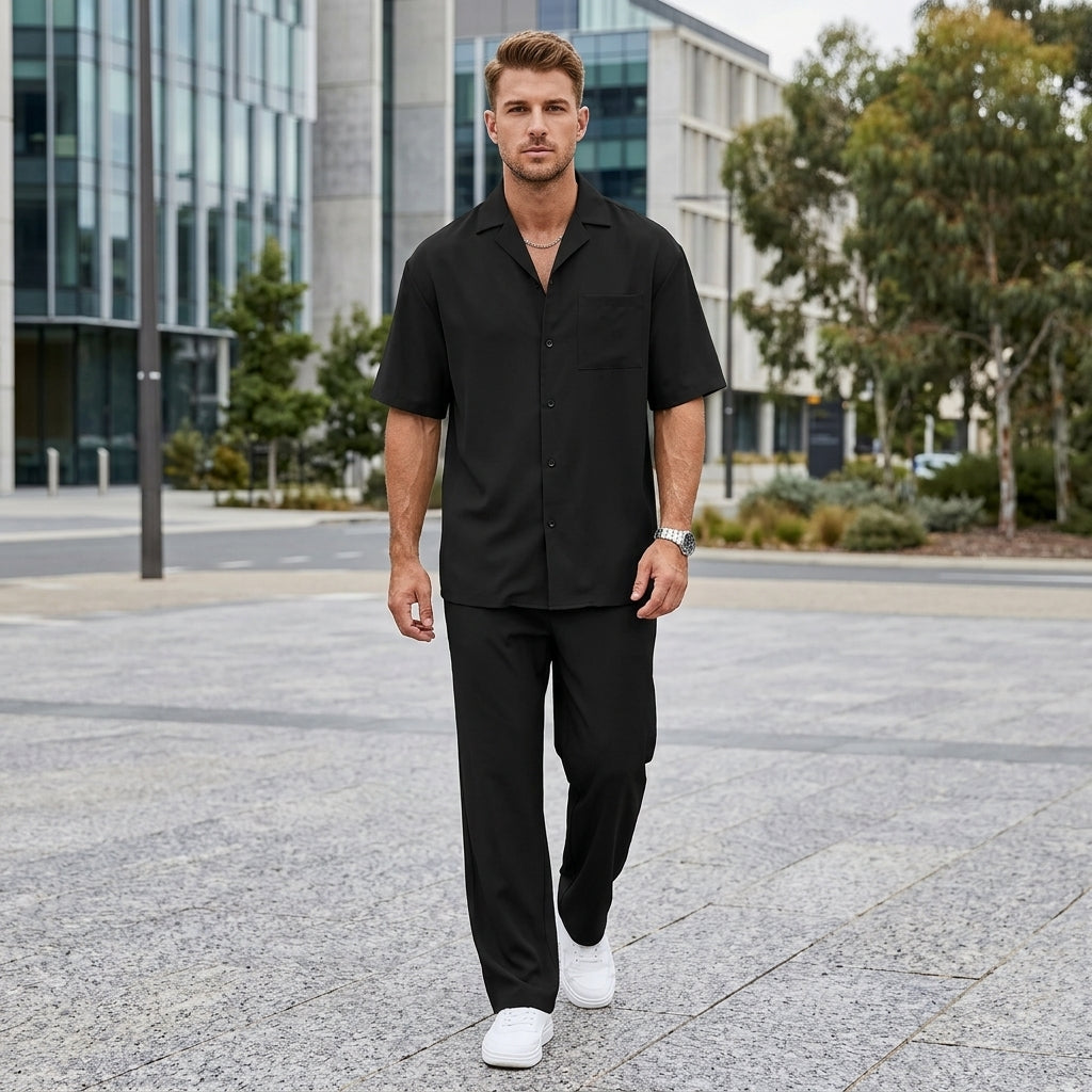 Kieran | Short Sleeve Men's Set for Everyday Style