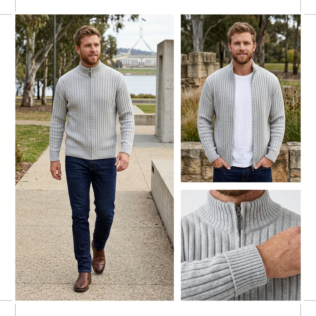 Rhys | Cardigan Men's Sweater for Casual Style