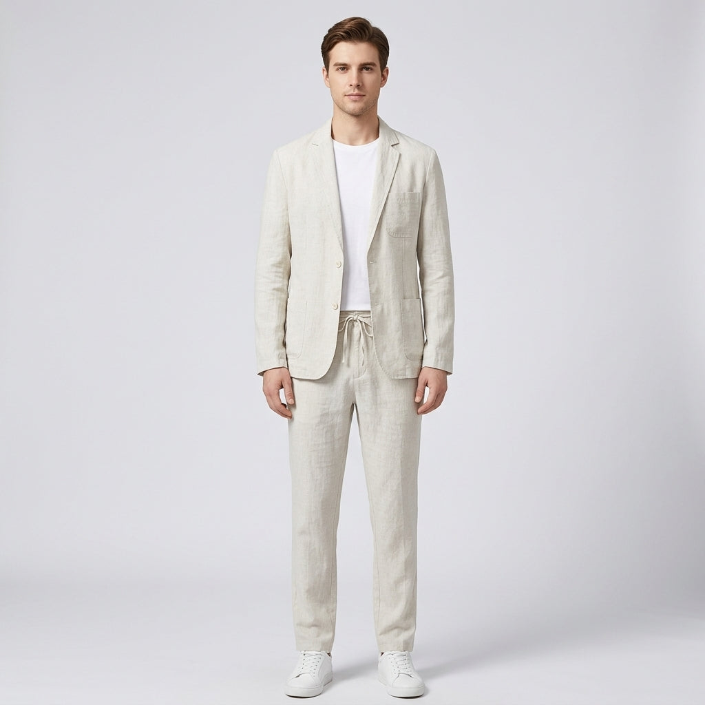 Nolan | Linen Men's Set for Smart Casual Looks