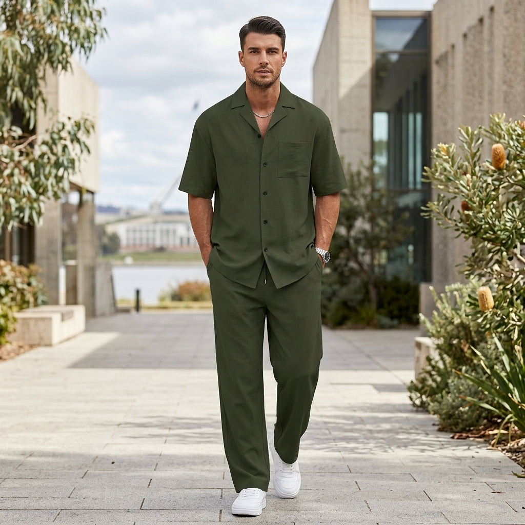 Kieran | Short Sleeve Men's Set for Everyday Style