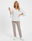 Zara | Women’s Blouse with Flattering V-Neck Design