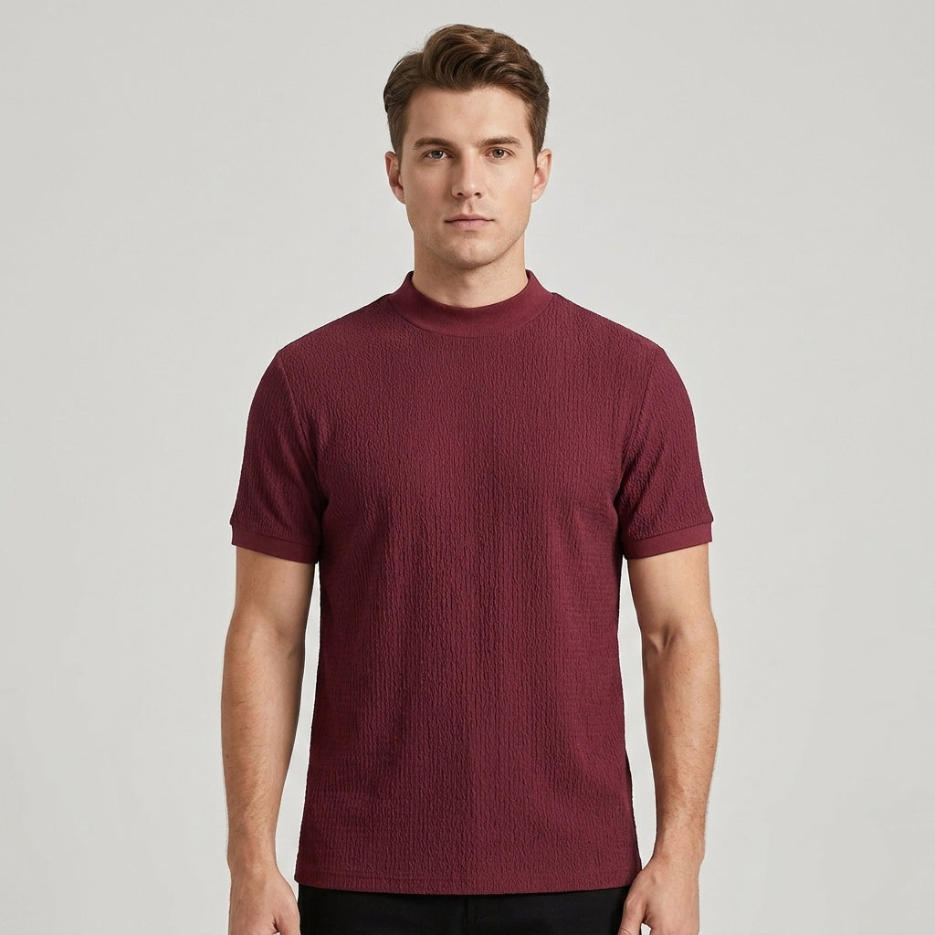 Callan | Textured Short Sleeve Men's Shirt