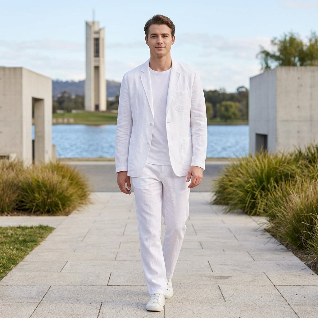Nolan | Linen Men's Set for Smart Casual Looks