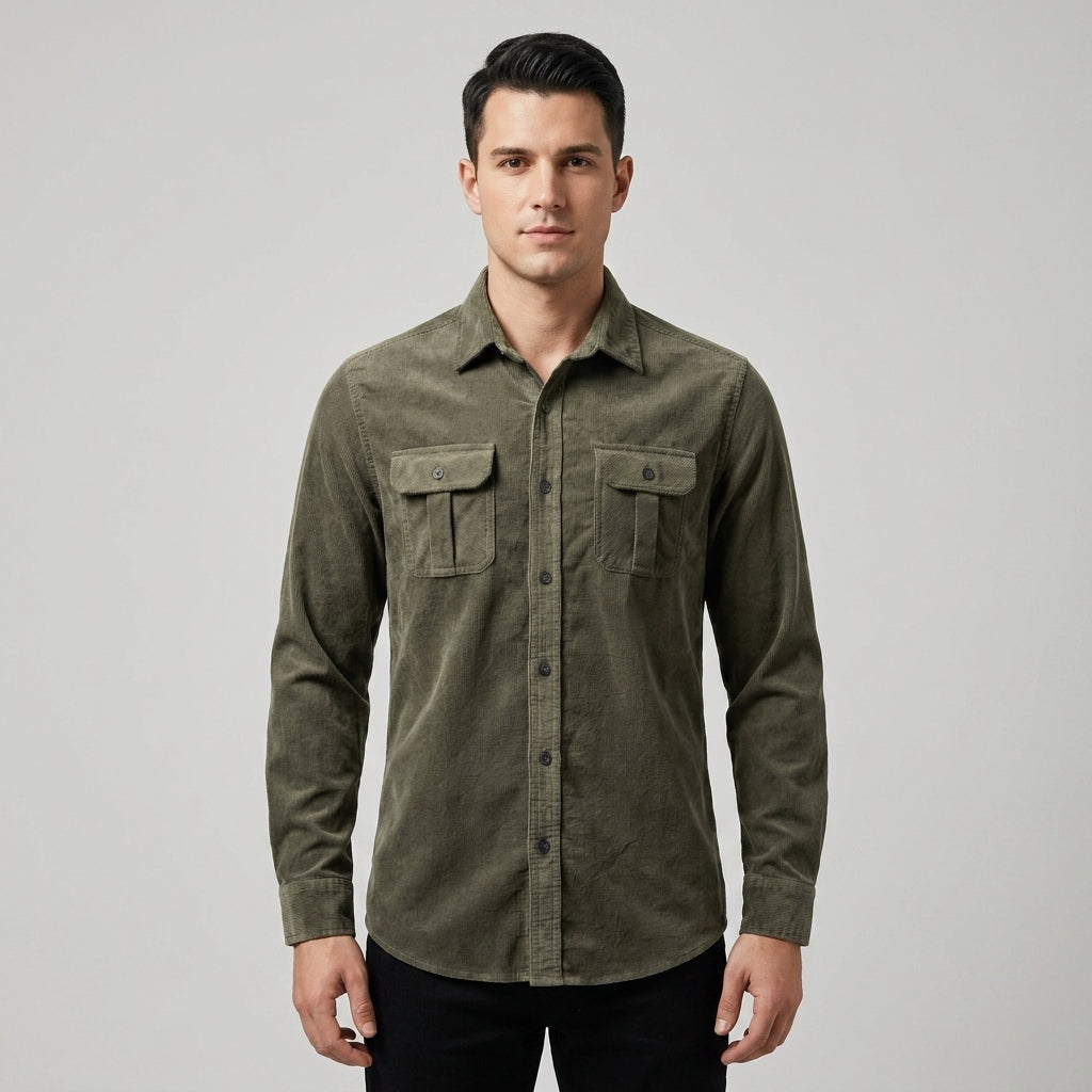 Beau | Vintage Men’s Shirt with Textured Style