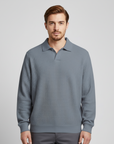 Mitchell | Long Sleeve Men's Polo for Elegant Style