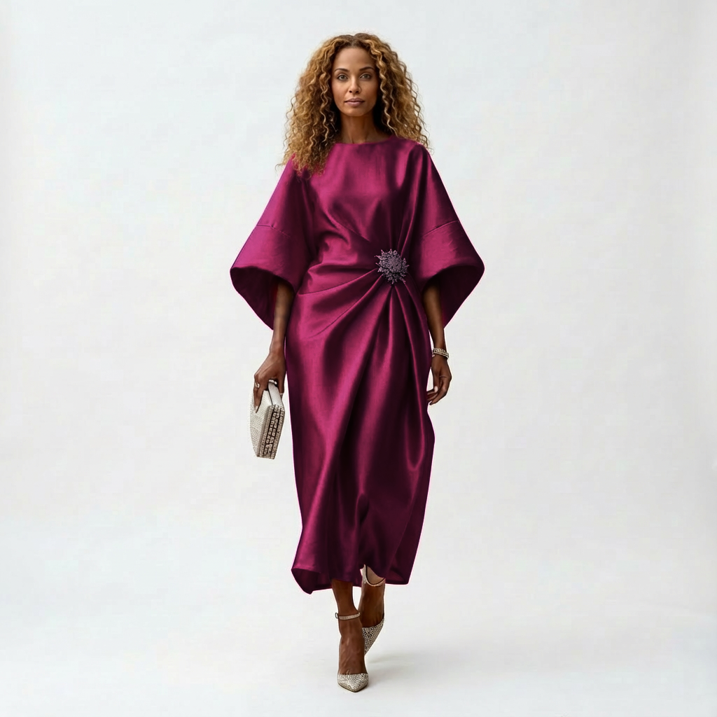 Amelia | Elegant Maxi Dress with Sleeves