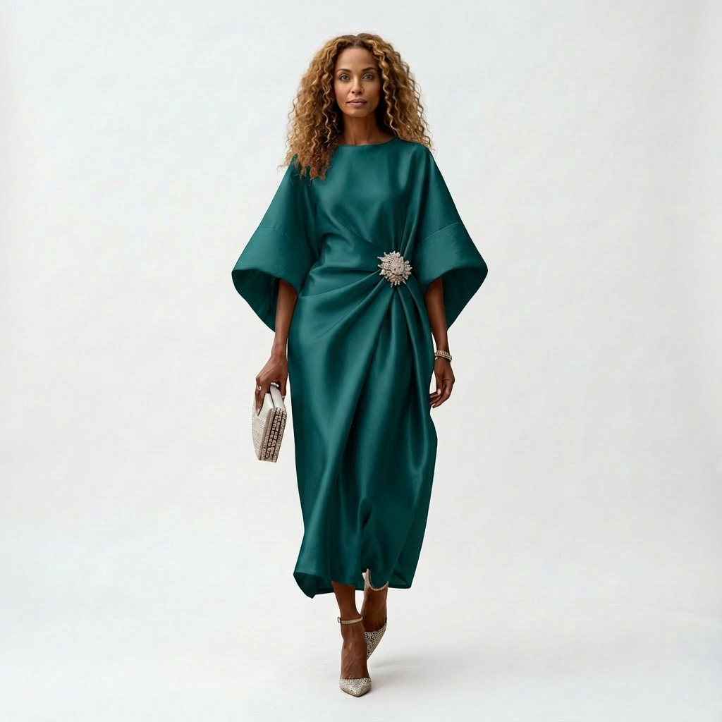 Amelia | Elegant Maxi Dress with Sleeves