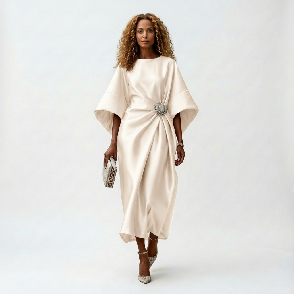 Amelia | Elegant Maxi Dress with Sleeves