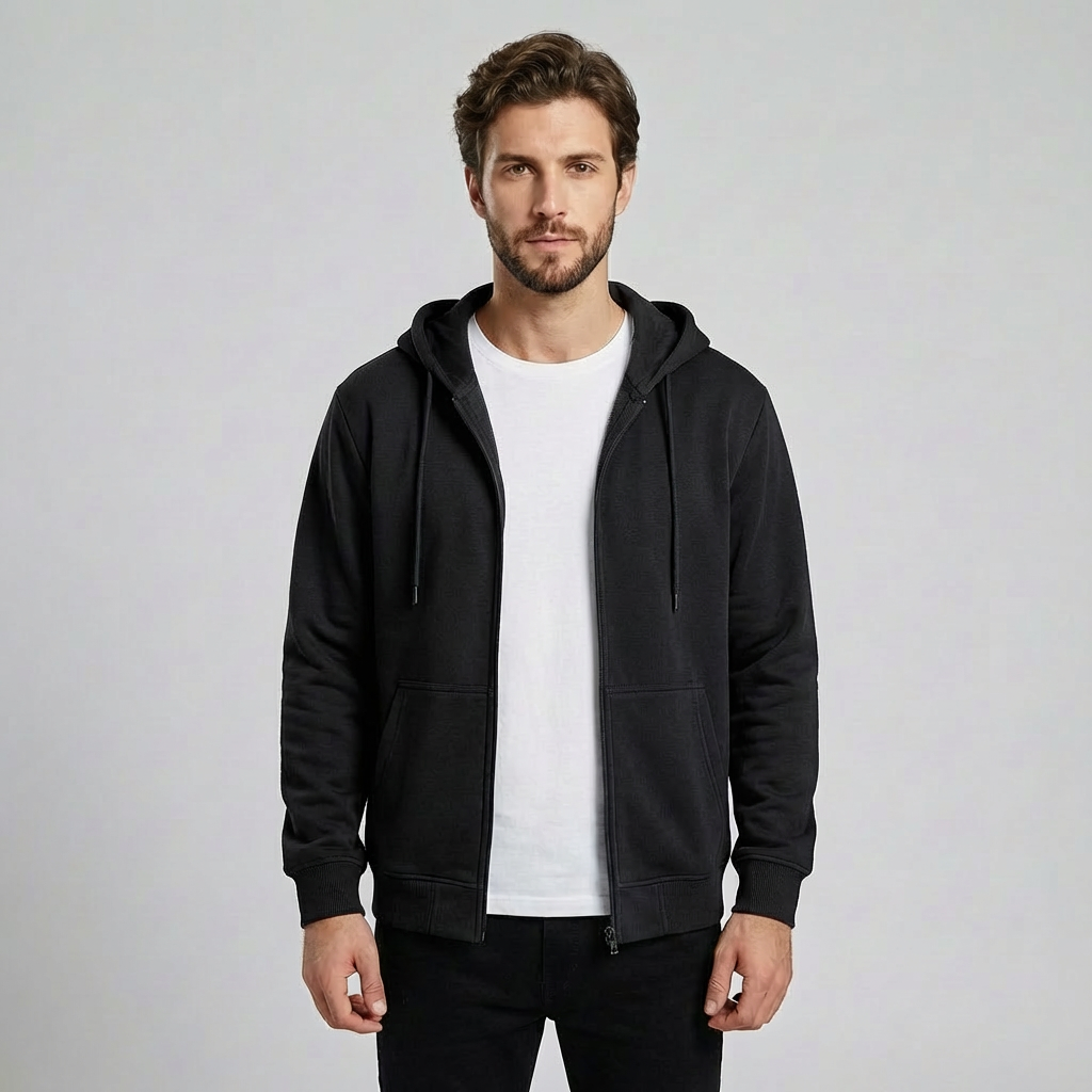 Oscar | Full Zip Men’s Hoodie for Practical Styling