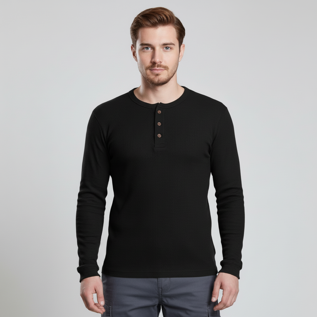 Hudson | Casual Long Sleeve Men's Shirt for Daily Wear