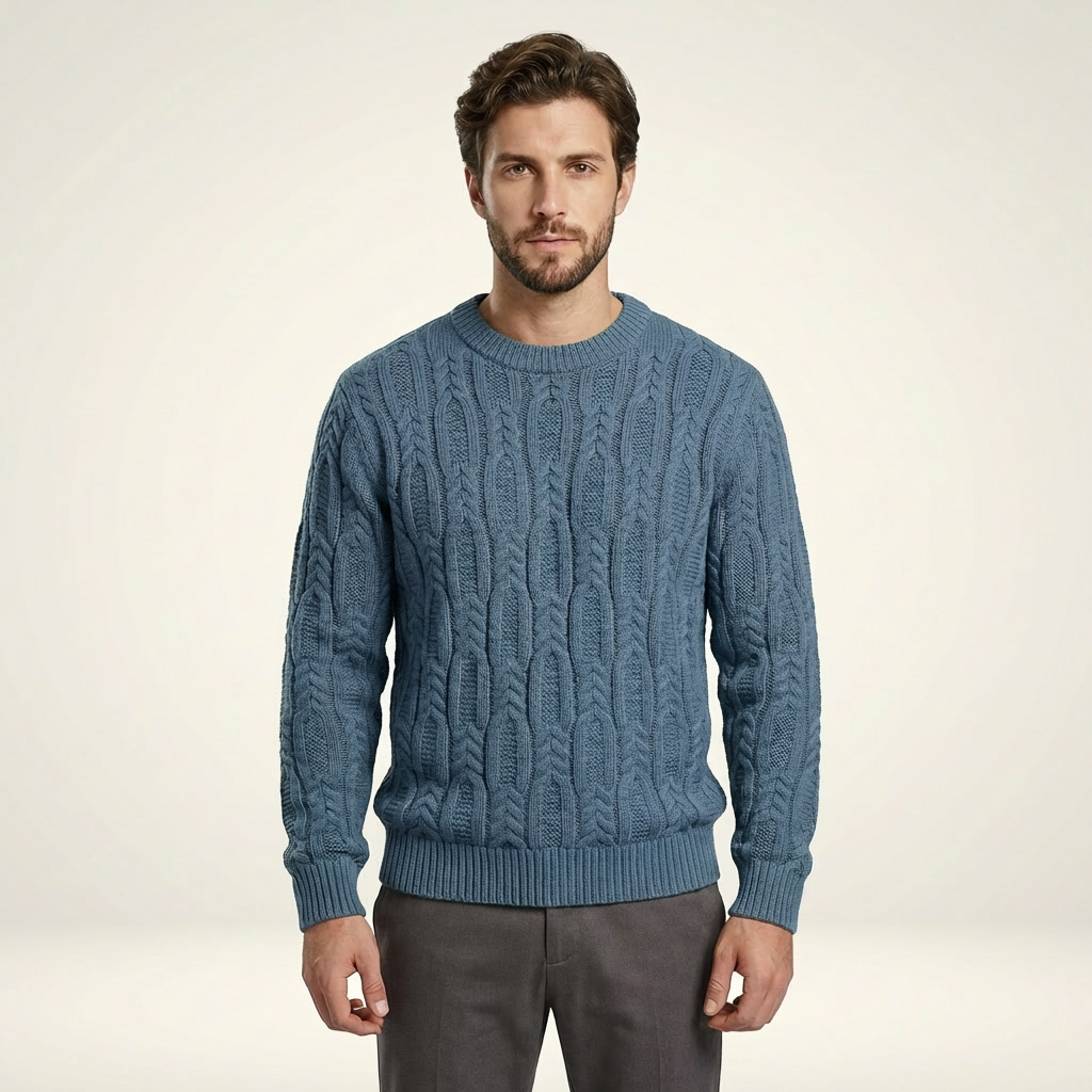 Ira | Knitted Essential Men’s Sweater for Everyday Comfort