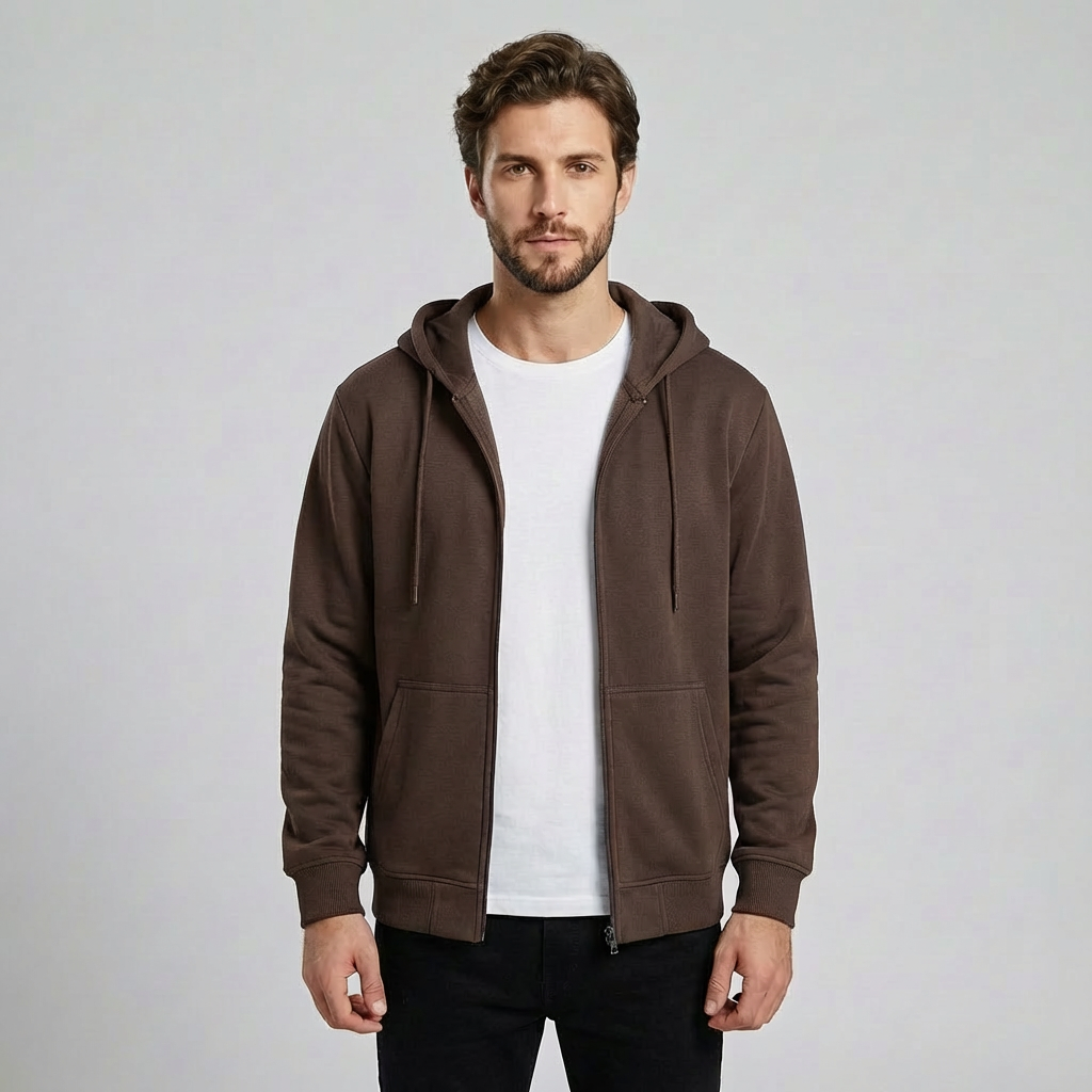 Oscar | Full Zip Men’s Hoodie for Practical Styling