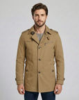 Marcus | Stylish Trench Style Men’s Coat with Classic Appeal