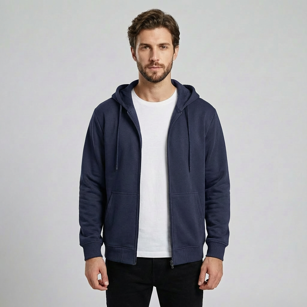 Oscar | Full Zip Men’s Hoodie for Practical Styling