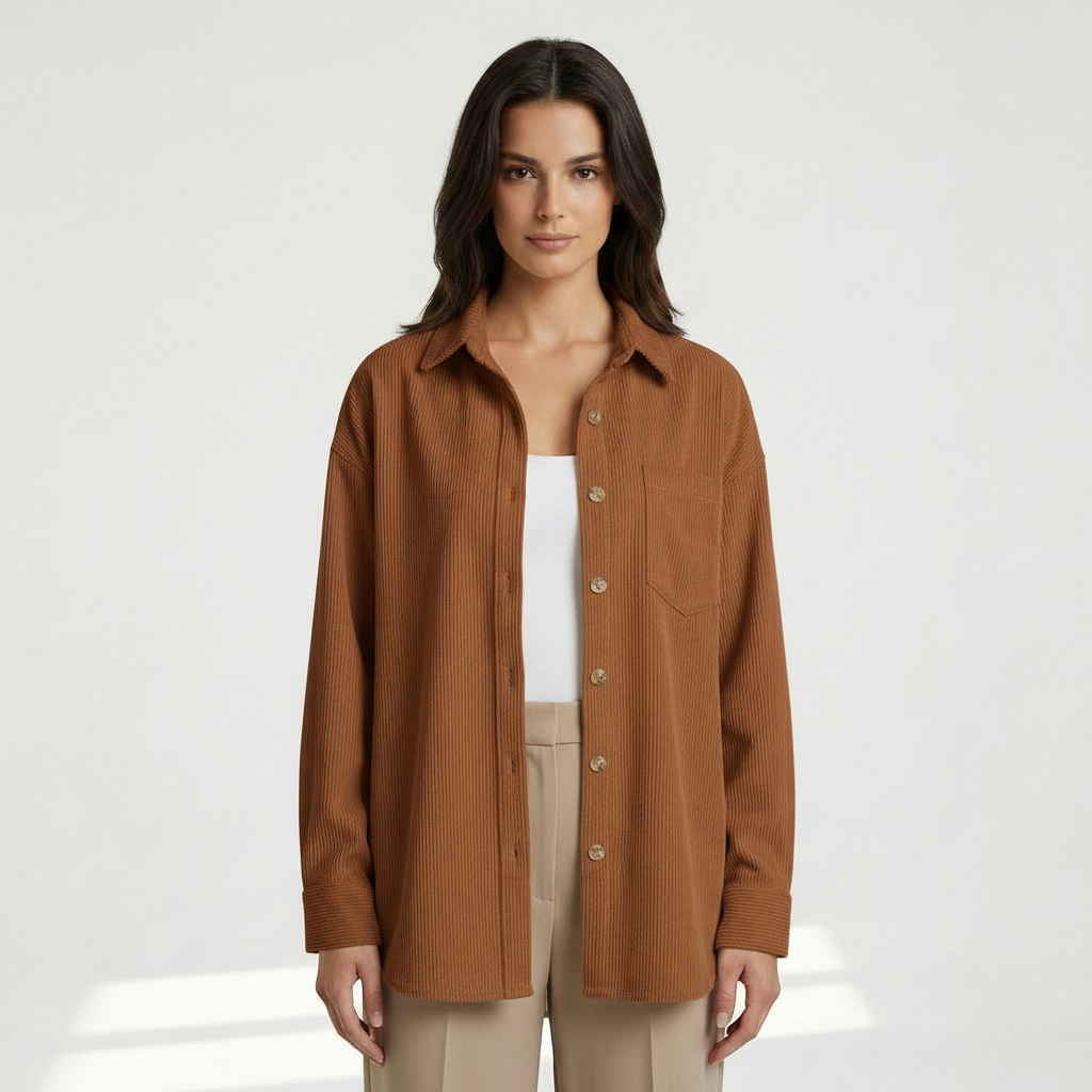 Harriet | Corduroy Button Women’s Jacket for Relaxed Comfort