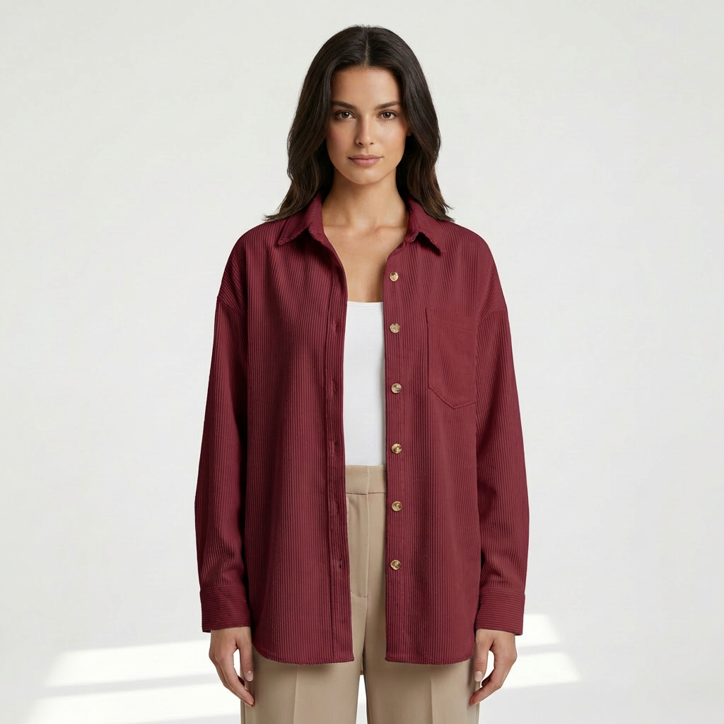 Harriet | Corduroy Button Women’s Jacket for Relaxed Comfort