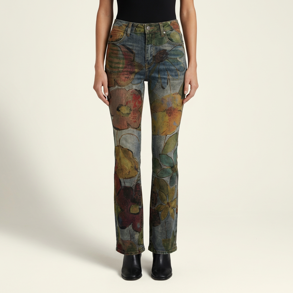 Talia | Flared Retro Women’s Jeans for Statement Looks