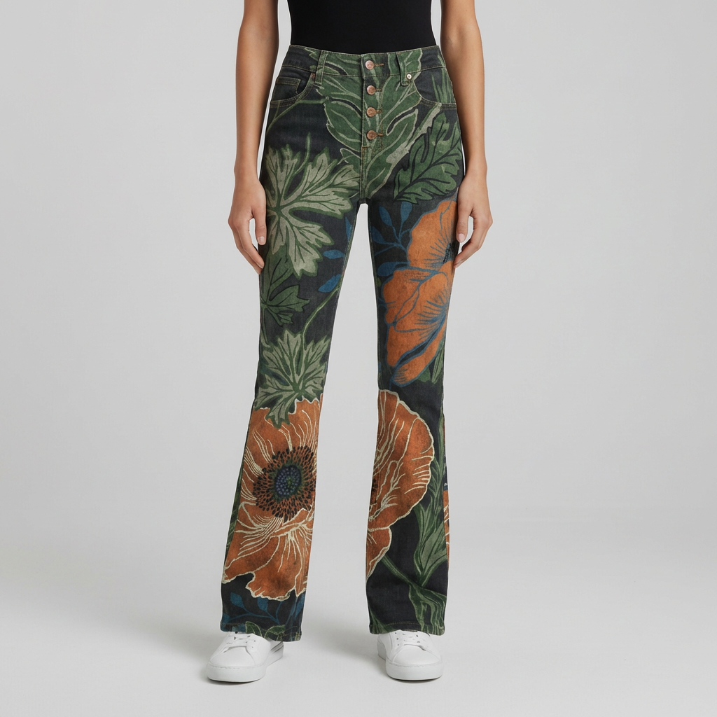 Talia | Flared Retro Women’s Jeans for Statement Looks