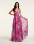 Lottie | Floral Summer Maxi Dress with Feminine Shape